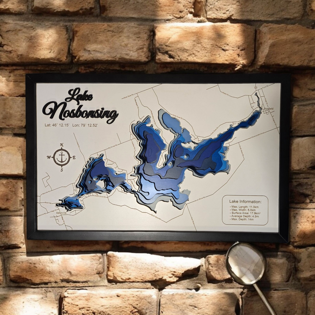 Lake Nosbonsing Bathymetric Portrait