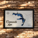 Commanda Lake Bathymetric Portrait