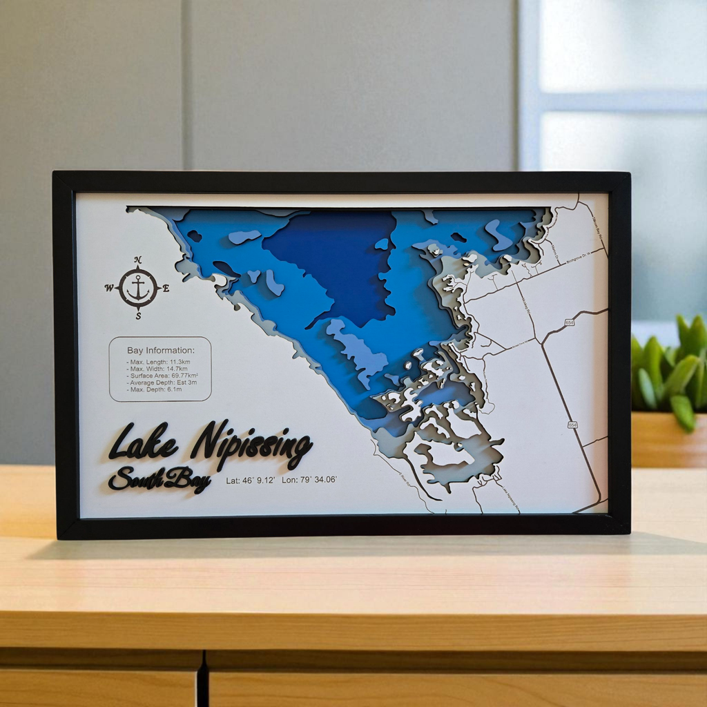 Lake Nipissing, South Bay Bathymetric Portrait