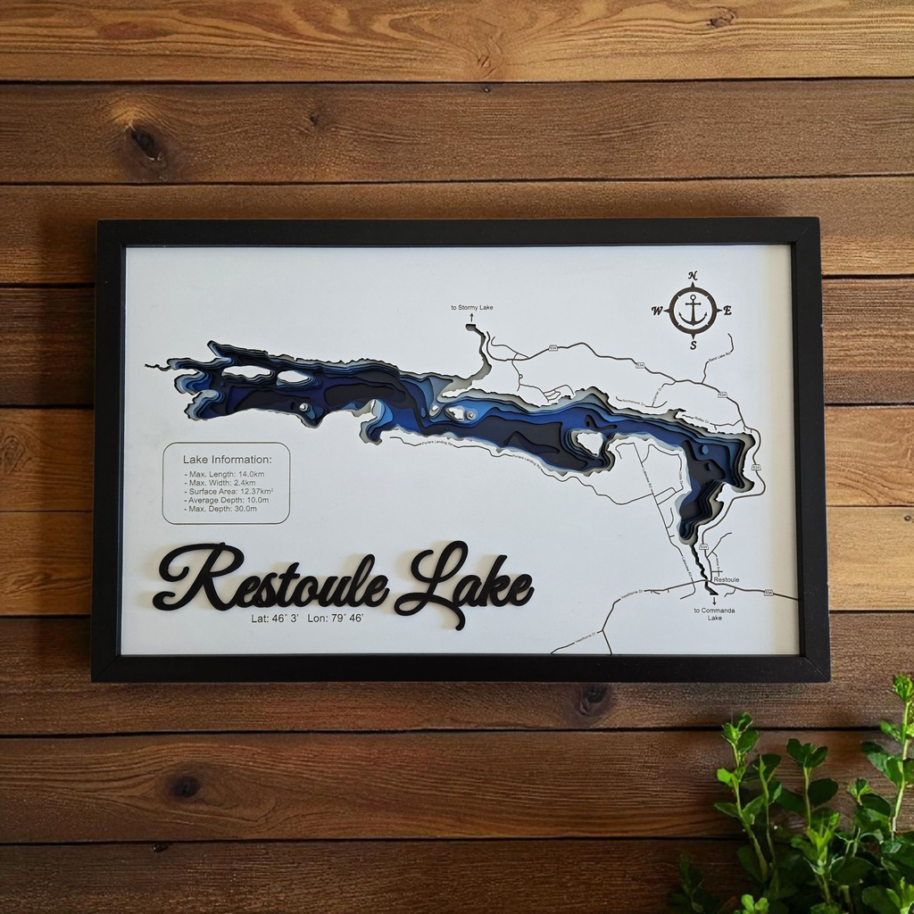 Restoule Lake Bathymetric Portrait