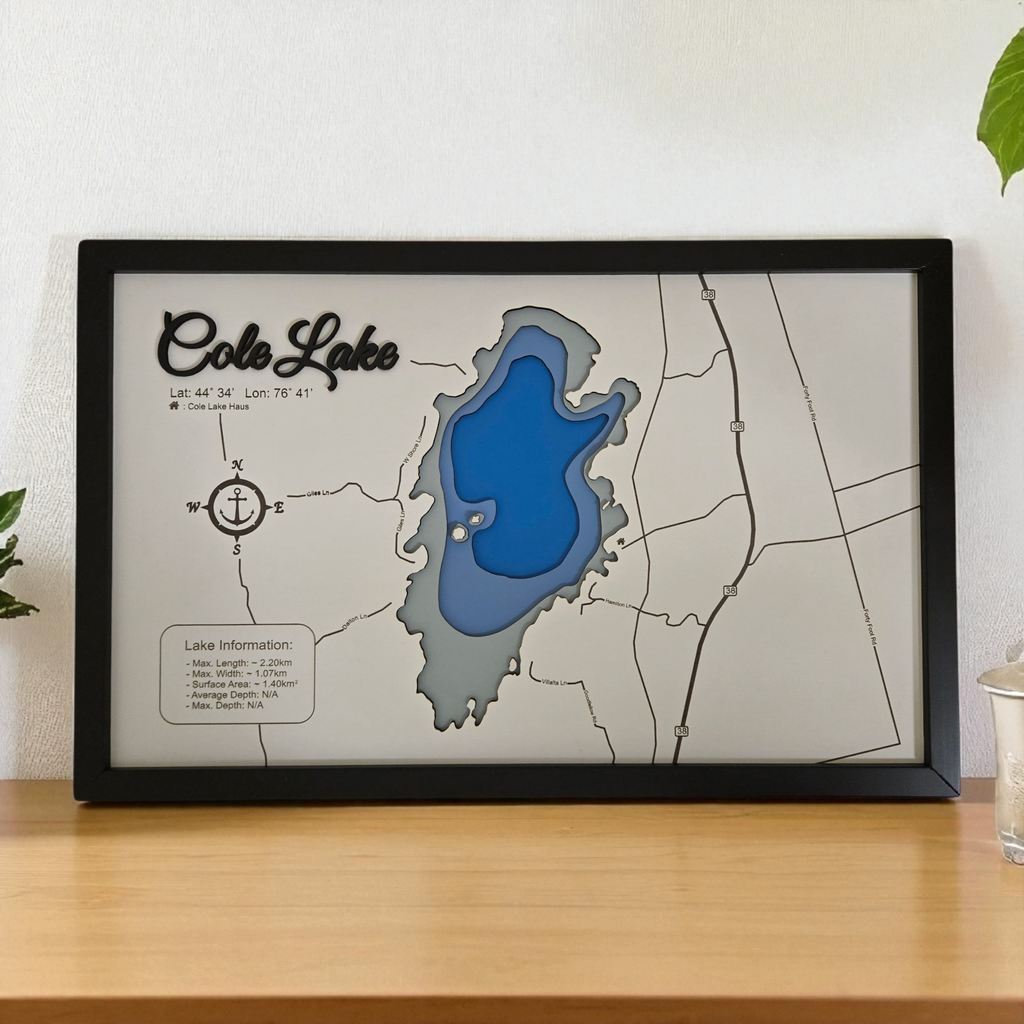 Cole Lake Bathymetric Portrait