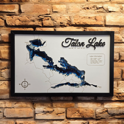 Lake Talon Bathymetric Portrait