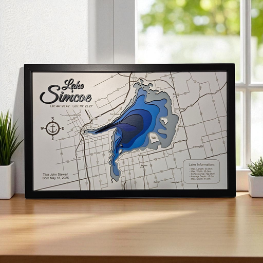 Lake Simcoe Bathymetric Portrait